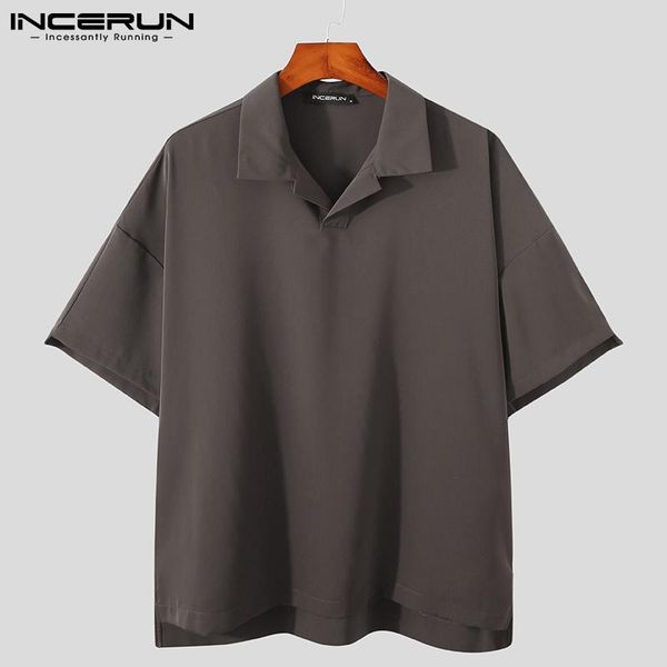 summer solid color men shirt turn down collar short sleeve casual clothing streetwear loose camisa masculina s-5xl men's shirts, White;black
summer solid color men shirt turn down collar short sleeve casual clothing streetwear loose camisa masculina s-5xl men's shirts, White;black