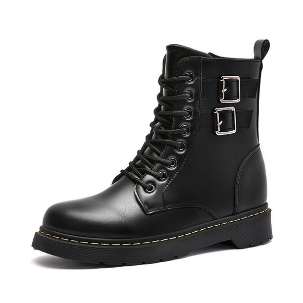 women's boots black ankle lace up buckle strap woman shoes 2021 autumn winter motorcycle waterproof female
women's boots black ankle lace up buckle strap woman shoes 2021 autumn winter motorcycle waterproof female