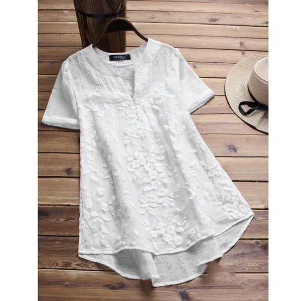 women's blouses & shirts embroidery flower white shirt ladies casual short sleeve o-neck loose button tunic blusas elegantes women
women's blouses & shirts embroidery flower white shirt ladies casual short sleeve o-neck loose button tunic blusas elegantes women