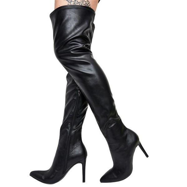 boots us4-13 womens pointed toe over the knee high thigh stretchy rainbow leopard colors stilettos heel side zip shoes 4color sz, Black
boots us4-13 womens pointed toe over the knee high thigh stretchy rainbow leopard colors stilettos heel side zip shoes 4color sz, Black
