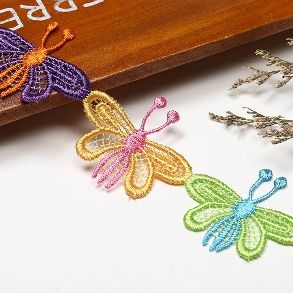hair accessories 15 yards colorful butterfly decorating lace embroidered trim ribbon diy applique, Slivery;white
hair accessories 15 yards colorful butterfly decorating lace embroidered trim ribbon diy applique, Slivery;white
