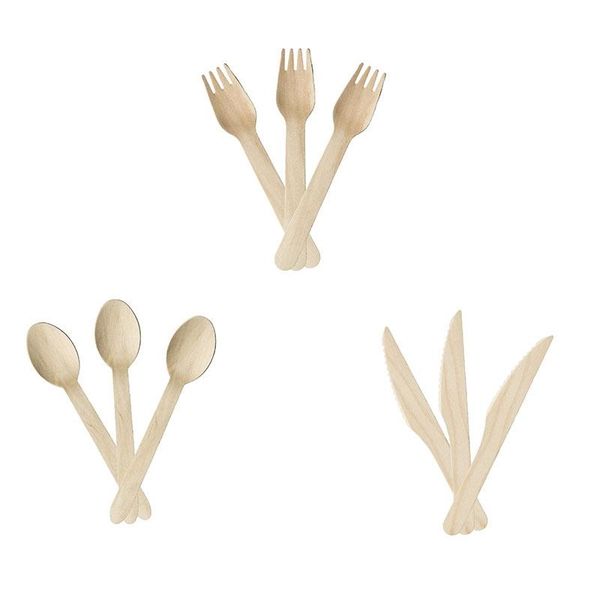 100pcs wooden cutlery eco-friendly disposable tableware party birthday dinnerware sets
100pcs wooden cutlery eco-friendly disposable tableware party birthday dinnerware sets