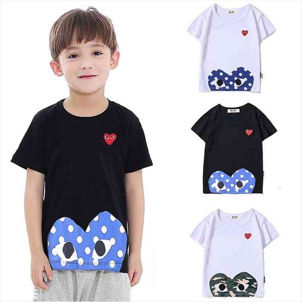 child t shirt summer cartoon love embroidery printing round neck short sleeve cotton polka dot casual boy girl, Blue
child t shirt summer cartoon love embroidery printing round neck short sleeve cotton polka dot casual boy girl, Blue