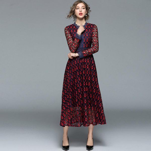casual dresses zawfl spring 2021 solid floral lace long sleeves women party dress elegant v-neck lady chic big swing quality vestidos, Black;gray
casual dresses zawfl spring 2021 solid floral lace long sleeves women party dress elegant v-neck lady chic big swing quality vestidos, Black;gray