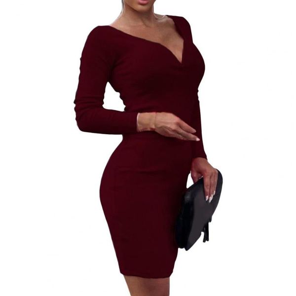 casual dresses elegant party dress for women office lady stretchy deep v neck autumn winter pure color high waist ladies vestidos, Black;gray
casual dresses elegant party dress for women office lady stretchy deep v neck autumn winter pure color high waist ladies vestidos, Black;gray