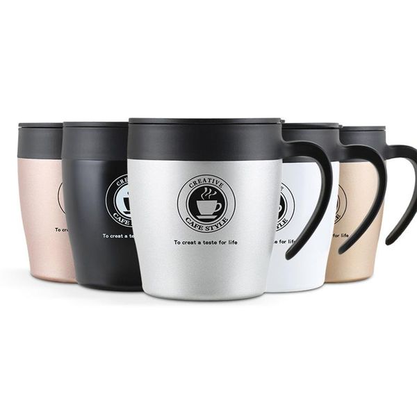 water bottles coffee mug with large handle stainless steel leakproof non-slip bottom reusable travel drinks insulated cup
water bottles coffee mug with large handle stainless steel leakproof non-slip bottom reusable travel drinks insulated cup
