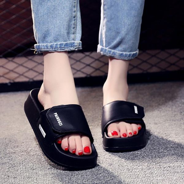 slippers flip-flops summer fashion all-match thick-soled women's shoes home outdoor casual and comfortable letters beach, Black
slippers flip-flops summer fashion all-match thick-soled women's shoes home outdoor casual and comfortable letters beach, Black