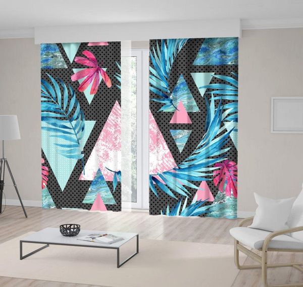 curtain & drapes exotic leaves on triangle geometric patterns marble grunge effect vintage style art blue pink
curtain & drapes exotic leaves on triangle geometric patterns marble grunge effect vintage style art blue pink