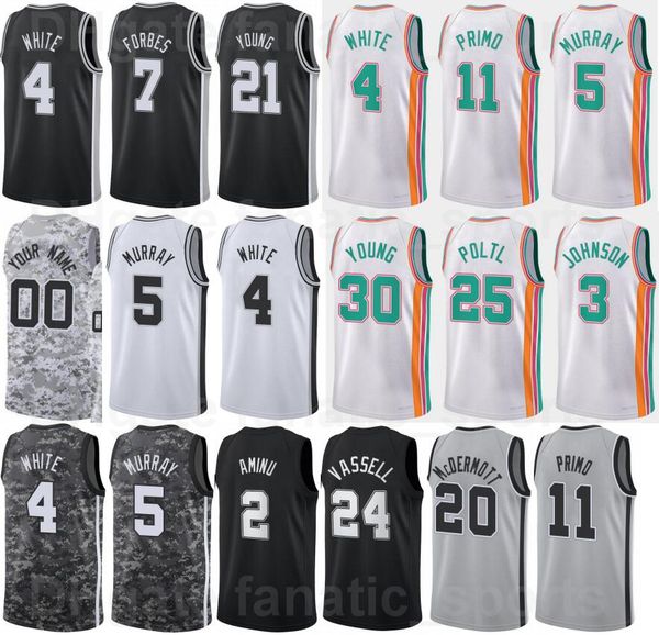 printed 75th anniversary basketball bryn forbes jersey 7 derrick white 4 keldon johnson 3 dejounte murray 5 jakob poeltl 25 doug mcdermott t, Black;red
printed 75th anniversary basketball bryn forbes jersey 7 derrick white 4 keldon johnson 3 dejounte murray 5 jakob poeltl 25 doug mcdermott t, Black;red