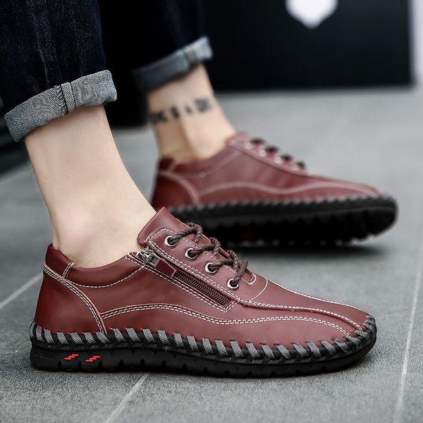 464748 size cross-border spring mens handmade leisure pumps daddys shoes for middle-aged and elderly people soft bottom driving shoes plus s, Red;white
464748 size cross-border spring mens handmade leisure pumps daddys shoes for middle-aged and elderly people soft bottom driving shoes plus s, Red;white