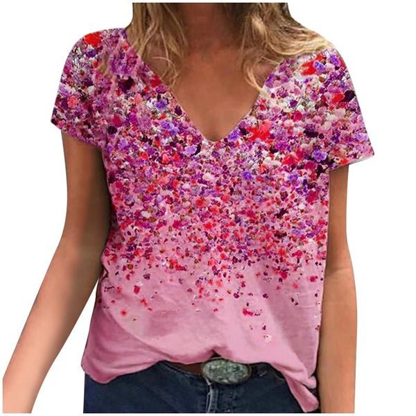 women's t-shirt over size tshirts bluzas femeninas tallas grandes womens printing splicing v-neck casual short sleeve vetemznt femme, White
women's t-shirt over size tshirts bluzas femeninas tallas grandes womens printing splicing v-neck casual short sleeve vetemznt femme, White