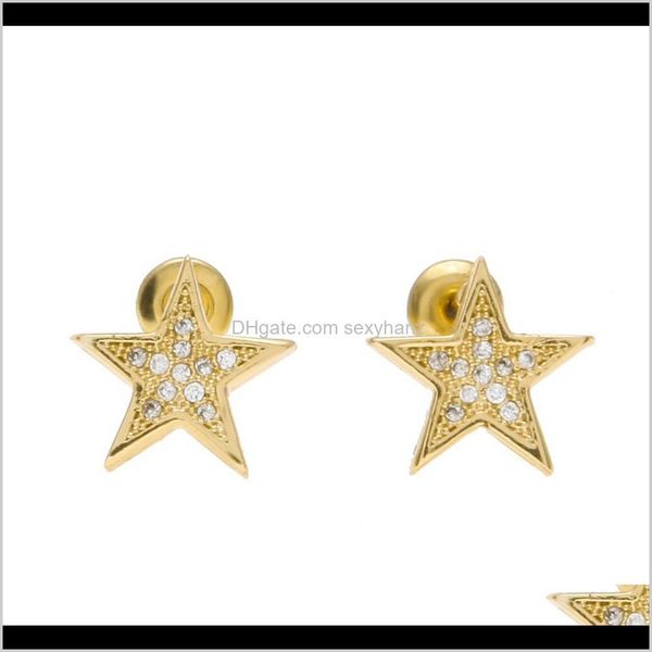drop delivery 2021 men women fashion stard shine zircon rhinestone crystal gold sier stud earrings hip hop jewelry p60o7, Golden;silver
drop delivery 2021 men women fashion stard shine zircon rhinestone crystal gold sier stud earrings hip hop jewelry p60o7, Golden;silver