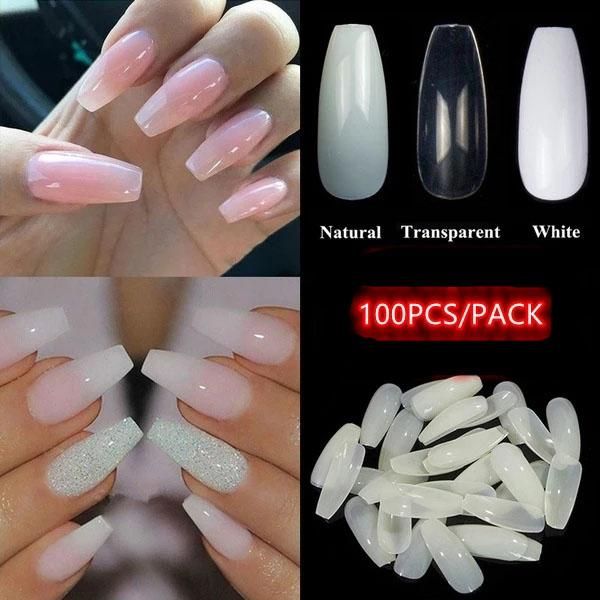 false nails 100pcs transparent natural artificial nail tips fashion ballet art full coverage, Red;gold
false nails 100pcs transparent natural artificial nail tips fashion ballet art full coverage, Red;gold