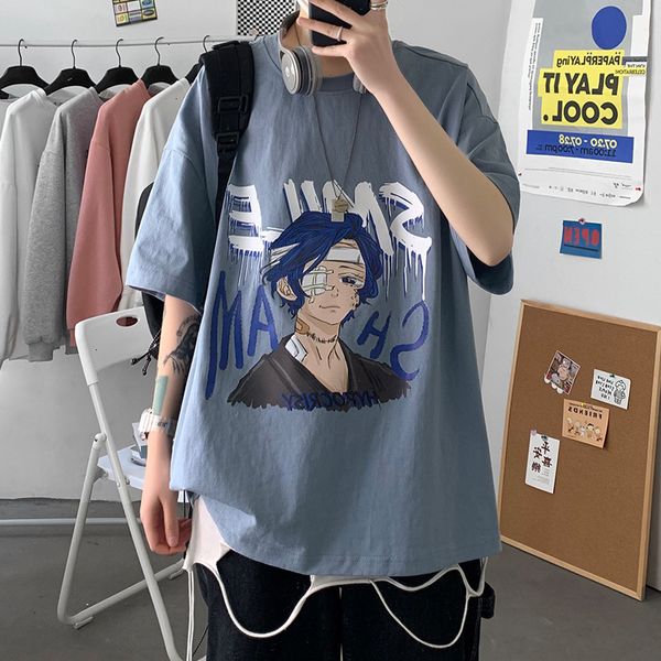 t-shirts cartoon character men's printing fashion brand short sve t-shirt loose summer versatile men casual handsome, White;black
t-shirts cartoon character men's printing fashion brand short sve t-shirt loose summer versatile men casual handsome, White;black