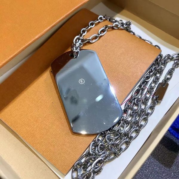 new stainless steel letter necklace waterproof fashion tag necklaces necklace silver chain jewelry supply
new stainless steel letter necklace waterproof fashion tag necklaces necklace silver chain jewelry supply