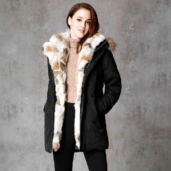 men's women's detachable leather collar down et, raccoon and royal rabbit hooded warm thick coat, neutral, winter, 2018, Black
men's women's detachable leather collar down et, raccoon and royal rabbit hooded warm thick coat, neutral, winter, 2018, Black