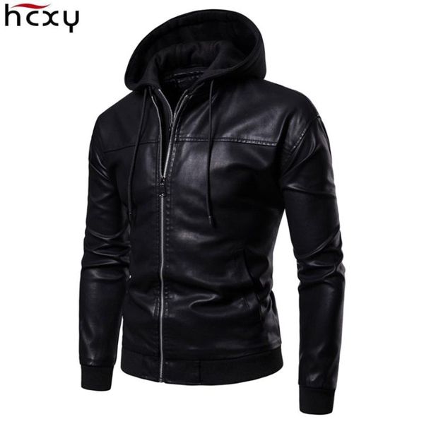 men's fur & faux hcxy 2021 leather coats jackets detachable hooded fake two pieces men warm outwear male moto pu coat clothing, Black
men's fur & faux hcxy 2021 leather coats jackets detachable hooded fake two pieces men warm outwear male moto pu coat clothing, Black