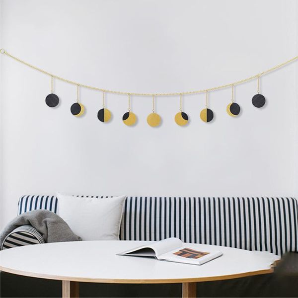 decorative objects & figurines bohemia style wall-hanging ornament moon sun star phase pendant with chain for living room office apartment d
decorative objects & figurines bohemia style wall-hanging ornament moon sun star phase pendant with chain for living room office apartment d