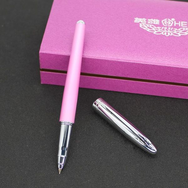 silver clip fountain pen 0.5mm high-end pink blue black 10k gold pens the gift choice for women with a box
silver clip fountain pen 0.5mm high-end pink blue black 10k gold pens the gift choice for women with a box
