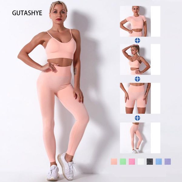 yoga outfit seamless women set sports bra shirts and shorts higth waist leggings workout gym 4pcs
yoga outfit seamless women set sports bra shirts and shorts higth waist leggings workout gym 4pcs
