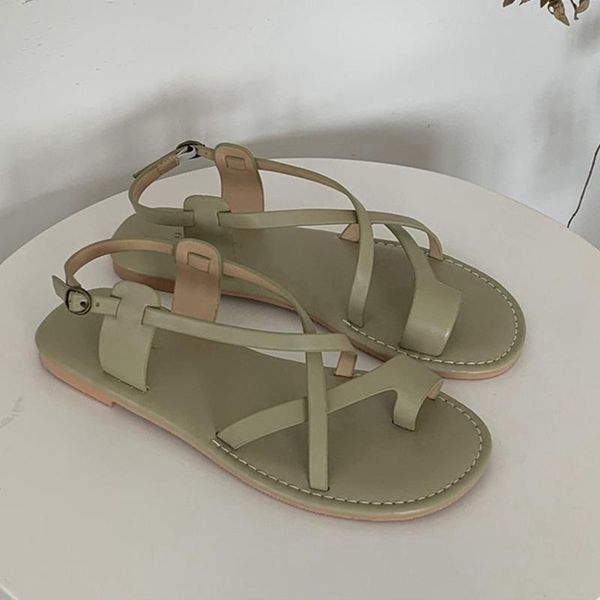 women sandals summer flat 2021 female shoes woman ankle buckle ladies beach flip flops solid, Black
women sandals summer flat 2021 female shoes woman ankle buckle ladies beach flip flops solid, Black