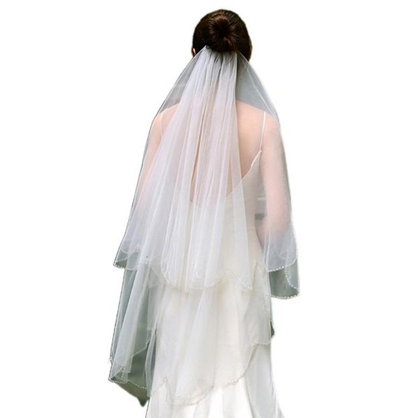 bridal veils wedding veil with comb tulle hair accessories for bride 2 tier fingertip length glitter edge, Black
bridal veils wedding veil with comb tulle hair accessories for bride 2 tier fingertip length glitter edge, Black