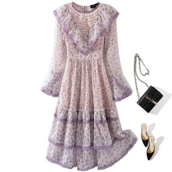 women fashion round neck ruffles full sleeve big swing dress casual dresses, Black;gray
women fashion round neck ruffles full sleeve big swing dress casual dresses, Black;gray