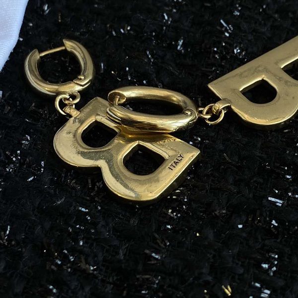 70% off exaggerated old brass earrings women's fashion letter b925 silver needle, Golden;silver
70% off exaggerated old brass earrings women's fashion letter b925 silver needle, Golden;silver