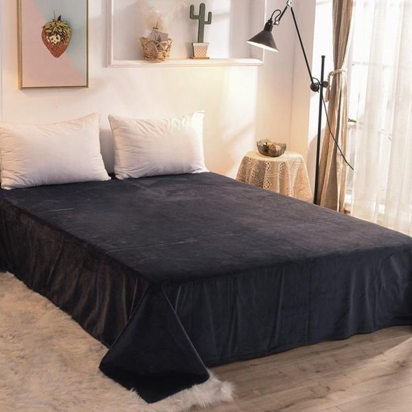 sheets & sets solid color crystal velvet warm flannel bed sheet for winter single product soft flat full queen size linen #s
sheets & sets solid color crystal velvet warm flannel bed sheet for winter single product soft flat full queen size linen #s