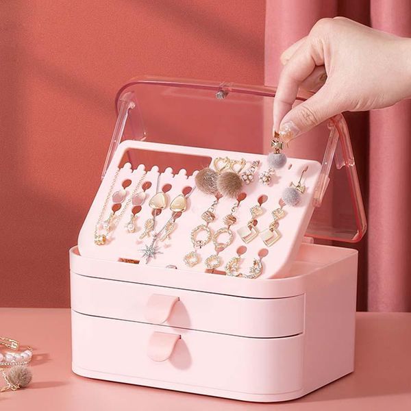 jewelry pouches, bags storage rack abs plastic earring necklace display holder household hangable finishing hanging, Pink;blue
jewelry pouches, bags storage rack abs plastic earring necklace display holder household hangable finishing hanging, Pink;blue