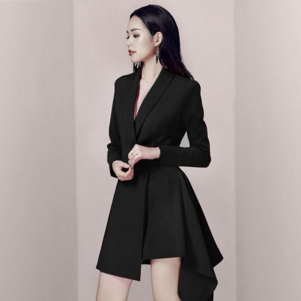 casual dresses 2021 spring long sleeves elegant blazer notched jackets women red office mini irregular bodycon dress outerwear with bel, Black;gray
casual dresses 2021 spring long sleeves elegant blazer notched jackets women red office mini irregular bodycon dress outerwear with bel, Black;gray