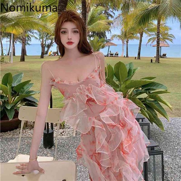 nomikuma ruffle patchwork summer dresses irregular slim waist arrival holiday spaghetti strap dress women vestidos mujer 210514, Black;gray
nomikuma ruffle patchwork summer dresses irregular slim waist arrival holiday spaghetti strap dress women vestidos mujer 210514, Black;gray