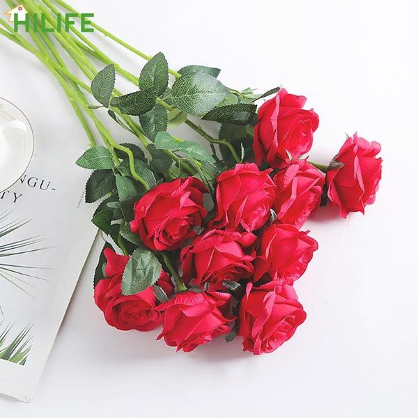 decorative flowers & wreaths wedding home table decor fake rose beautiful red/white silk roses artificial flower bouquet 1pcs valentine'
decorative flowers & wreaths wedding home table decor fake rose beautiful red/white silk roses artificial flower bouquet 1pcs valentine'