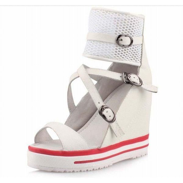 boots womens open toe buckle strap back zipper casual height increasing wedges high heels gladiator sandals summer platform shoe, Black
boots womens open toe buckle strap back zipper casual height increasing wedges high heels gladiator sandals summer platform shoe, Black