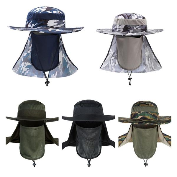 wide brim hats summer uv sun protection bucket hat with removable neck&face flap cap fishing, Blue;gray
wide brim hats summer uv sun protection bucket hat with removable neck&face flap cap fishing, Blue;gray