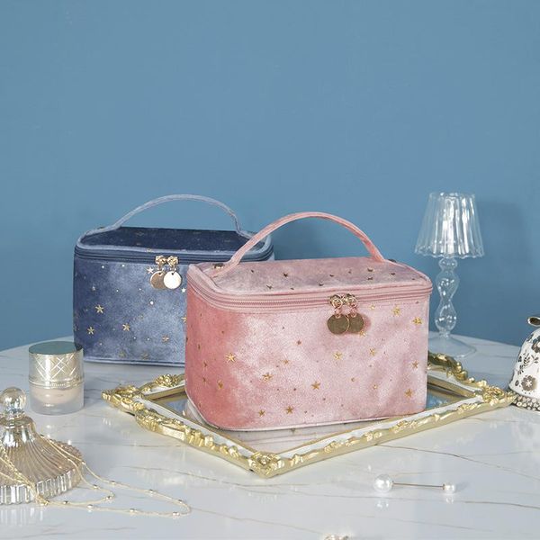 cosmetic bags & cases bag velvet travel cosmetics gold stampling star multifunction organizer portable toiletry waterproof handbag
cosmetic bags & cases bag velvet travel cosmetics gold stampling star multifunction organizer portable toiletry waterproof handbag