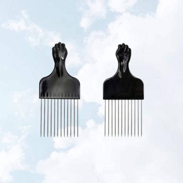 hair brushes 2pcs stainless steel wide tooth comb detangling male rake hairdressing, Silver
hair brushes 2pcs stainless steel wide tooth comb detangling male rake hairdressing, Silver