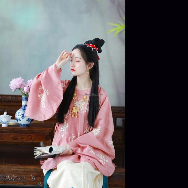 ethnic clothing 2021 cotton linen shirt vintage chiffon blouse chinese traditional women hanfu loose daily, Red
ethnic clothing 2021 cotton linen shirt vintage chiffon blouse chinese traditional women hanfu loose daily, Red