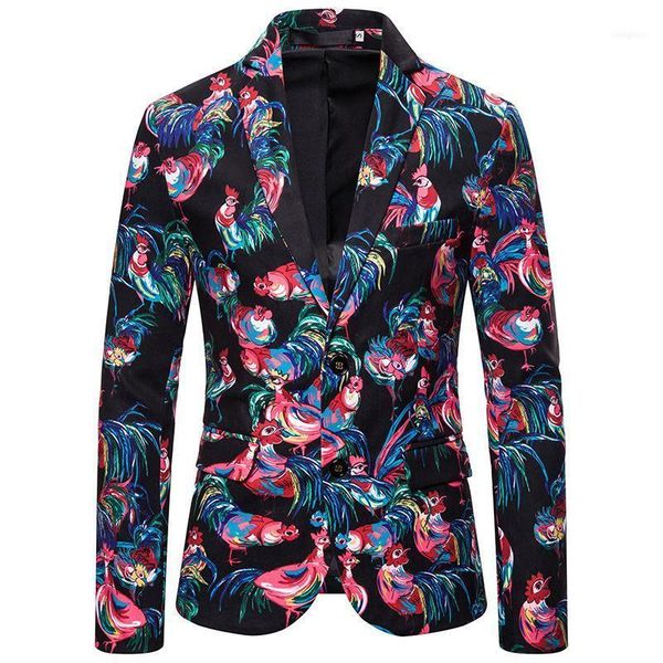 good quality painted party blazers for men eu size long sleeve spring blazer pattern1, White;black
good quality painted party blazers for men eu size long sleeve spring blazer pattern1, White;black