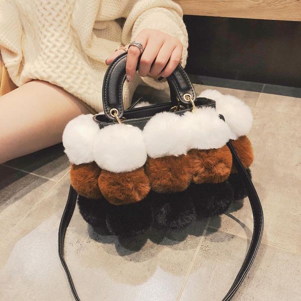 shoulder bags the autumn style 2021 lady fashion winter furry pu leather purses women's designer handbag bag
shoulder bags the autumn style 2021 lady fashion winter furry pu leather purses women's designer handbag bag
