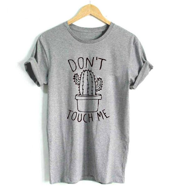 don't tough me cactus t shirt casual summer tshirts femme & tees vintage black white t-shirt women
don't tough me cactus t shirt casual summer tshirts femme & tees vintage black white t-shirt women