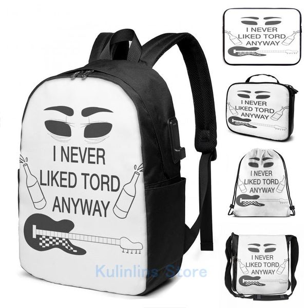 backpack funny graphic print i never liked tord anyway usb charge men school bags women bag travel laptop
backpack funny graphic print i never liked tord anyway usb charge men school bags women bag travel laptop