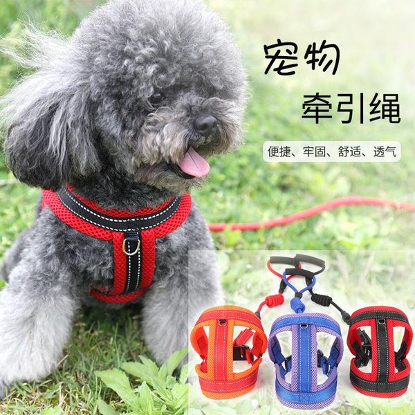 pet supplies 3-color traction rope mesh material dog chest harness outdoor walking chihuahua schnauzer teddy collars & leashes
pet supplies 3-color traction rope mesh material dog chest harness outdoor walking chihuahua schnauzer teddy collars & leashes