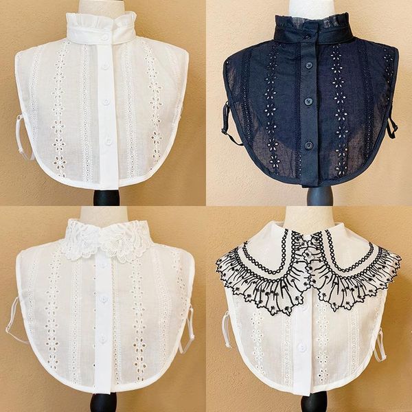 bow ties cotton white girls shirt detachable collar for women's blouse fake collars female necklace clothes decorative false, Black;gray
bow ties cotton white girls shirt detachable collar for women's blouse fake collars female necklace clothes decorative false, Black;gray