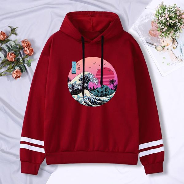 men's hoodies & sweatshirts ukiyo e style big wave print men hooded stripe cuffs fleece autumn street hoodie hipster oversize man pullo, Black
men's hoodies & sweatshirts ukiyo e style big wave print men hooded stripe cuffs fleece autumn street hoodie hipster oversize man pullo, Black