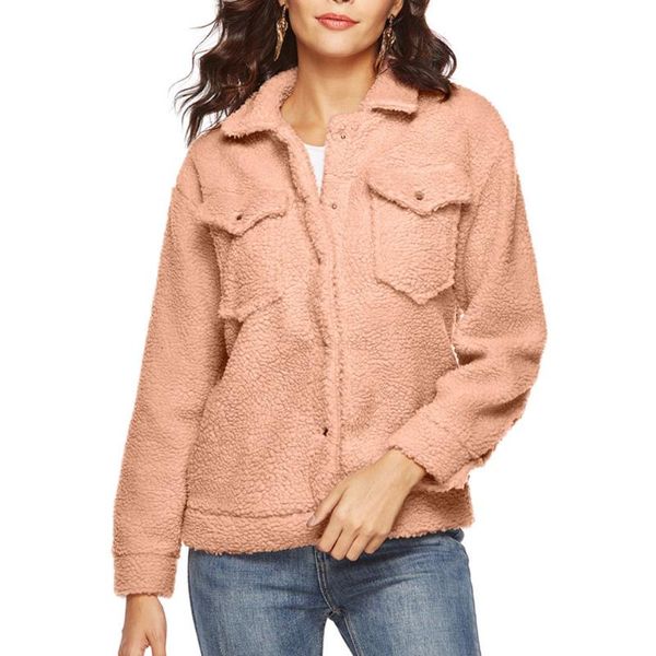 vogue women coat fleece fur jacket autumn winter solid soft button overcoat female fashion concise casual outwear 8m3 women's jackets, Black;brown
vogue women coat fleece fur jacket autumn winter solid soft button overcoat female fashion concise casual outwear 8m3 women's jackets, Black;brown