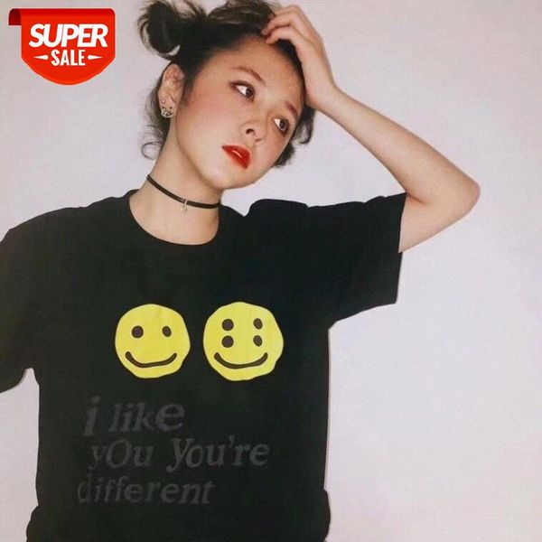 cpfm kanye double smile short sleeve wang yibo and washed tshirt fog street loose flow he6o, White;black
cpfm kanye double smile short sleeve wang yibo and washed tshirt fog street loose flow he6o, White;black