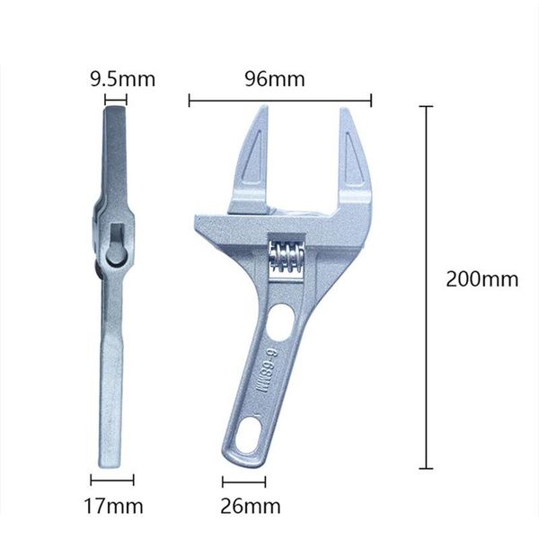 ly universal adjustable spanner wrench short shank large opening nut 16-68mm xsd88 hand tools
ly universal adjustable spanner wrench short shank large opening nut 16-68mm xsd88 hand tools