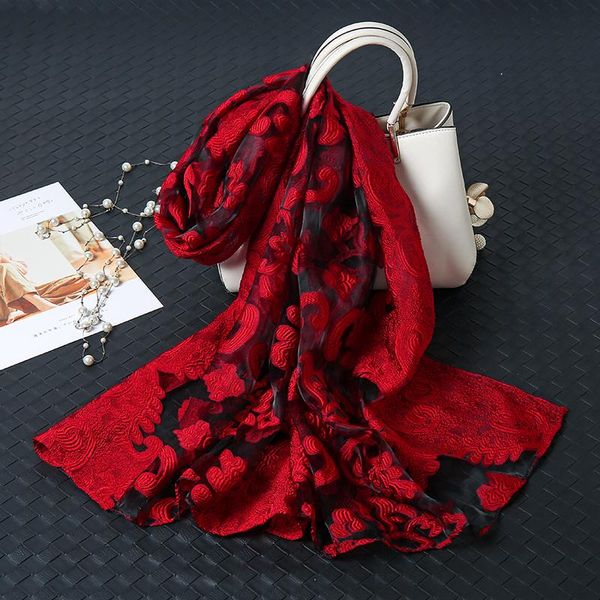 scarves 2021 floral scarf women summer breeze lightweight sheer wrap and shawls bandana beach gauze lace hollow, Blue;gray
scarves 2021 floral scarf women summer breeze lightweight sheer wrap and shawls bandana beach gauze lace hollow, Blue;gray
