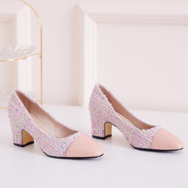 women classic shallow shoes cowskin round toe high heels slip-on block woman dress pumps chunky, Black
women classic shallow shoes cowskin round toe high heels slip-on block woman dress pumps chunky, Black